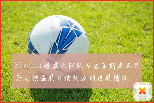 Fischer透露太阳队与吉莱斯皮及乔丹古德温展开续约谈判进展情况